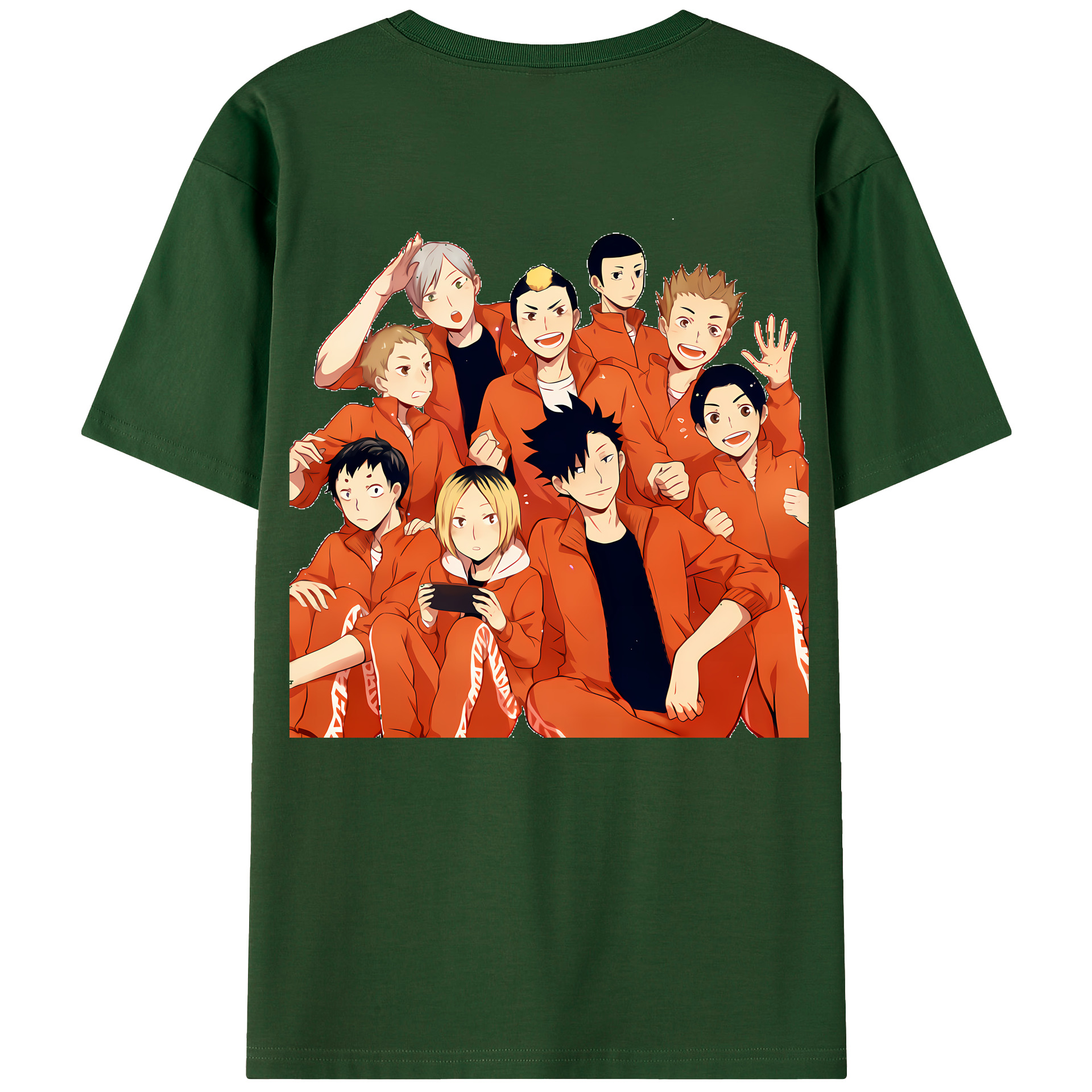 （画像用） ハイキュー!! Haikyu!! 綿100％半袖Tシャツ（背面プリント）